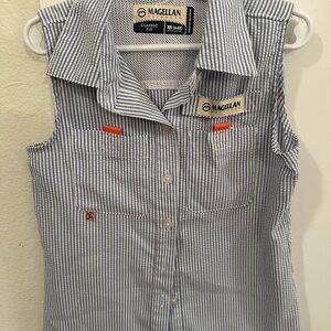 Magellan Outdoors Kids Striped Sleeveless Shirt